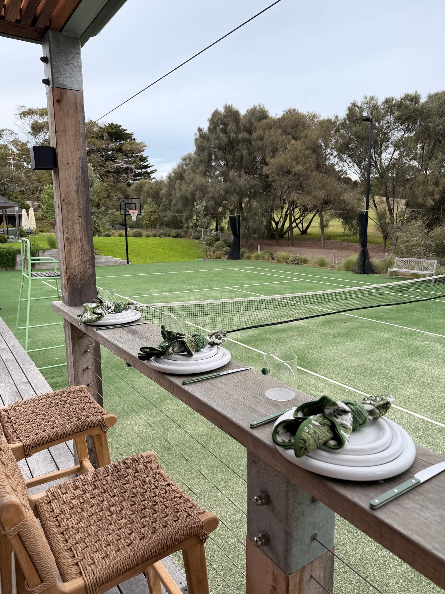 Rope Napkin Ring in Green