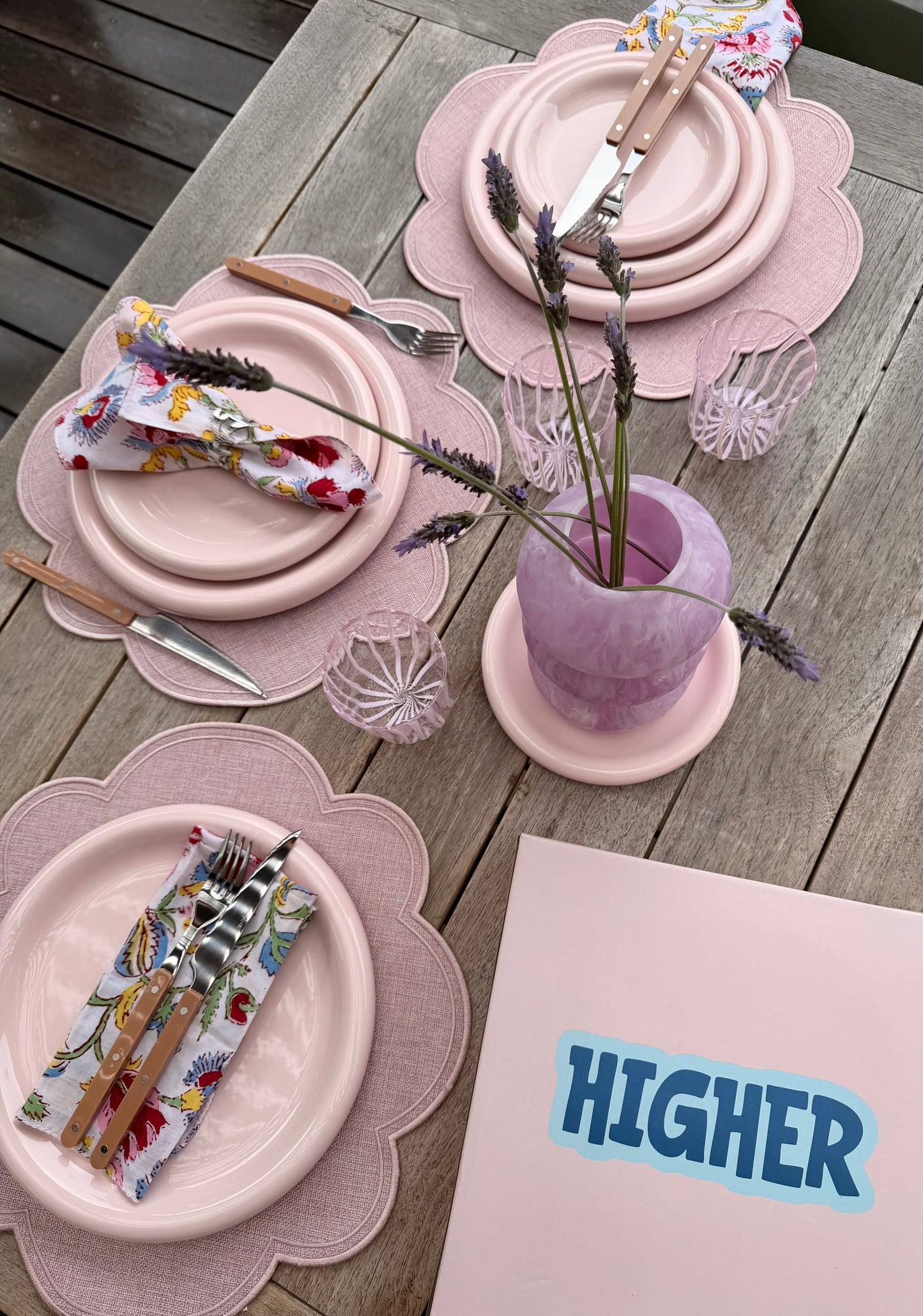 The Pink Placemat - set of 4