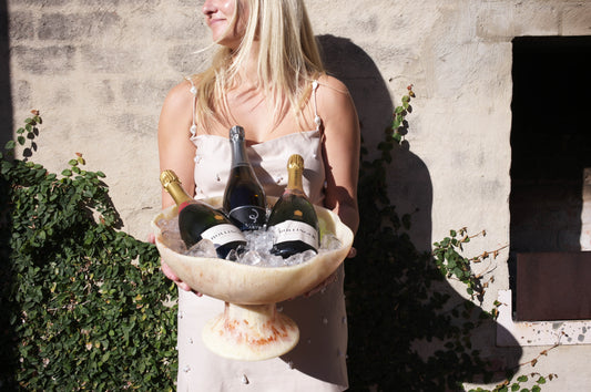 The Resin Pedestal Bowl - Coffee