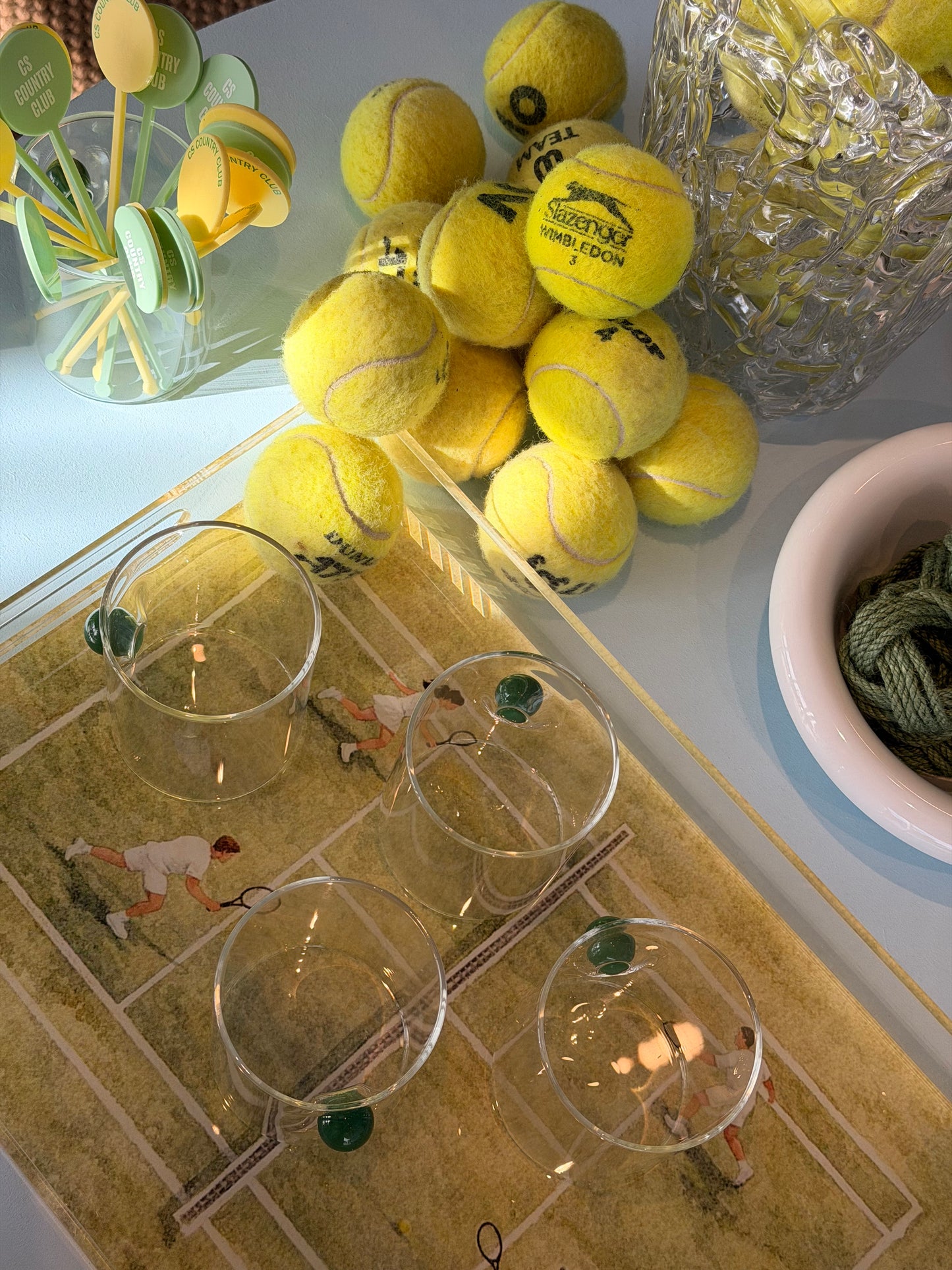 Tennis Court Trays