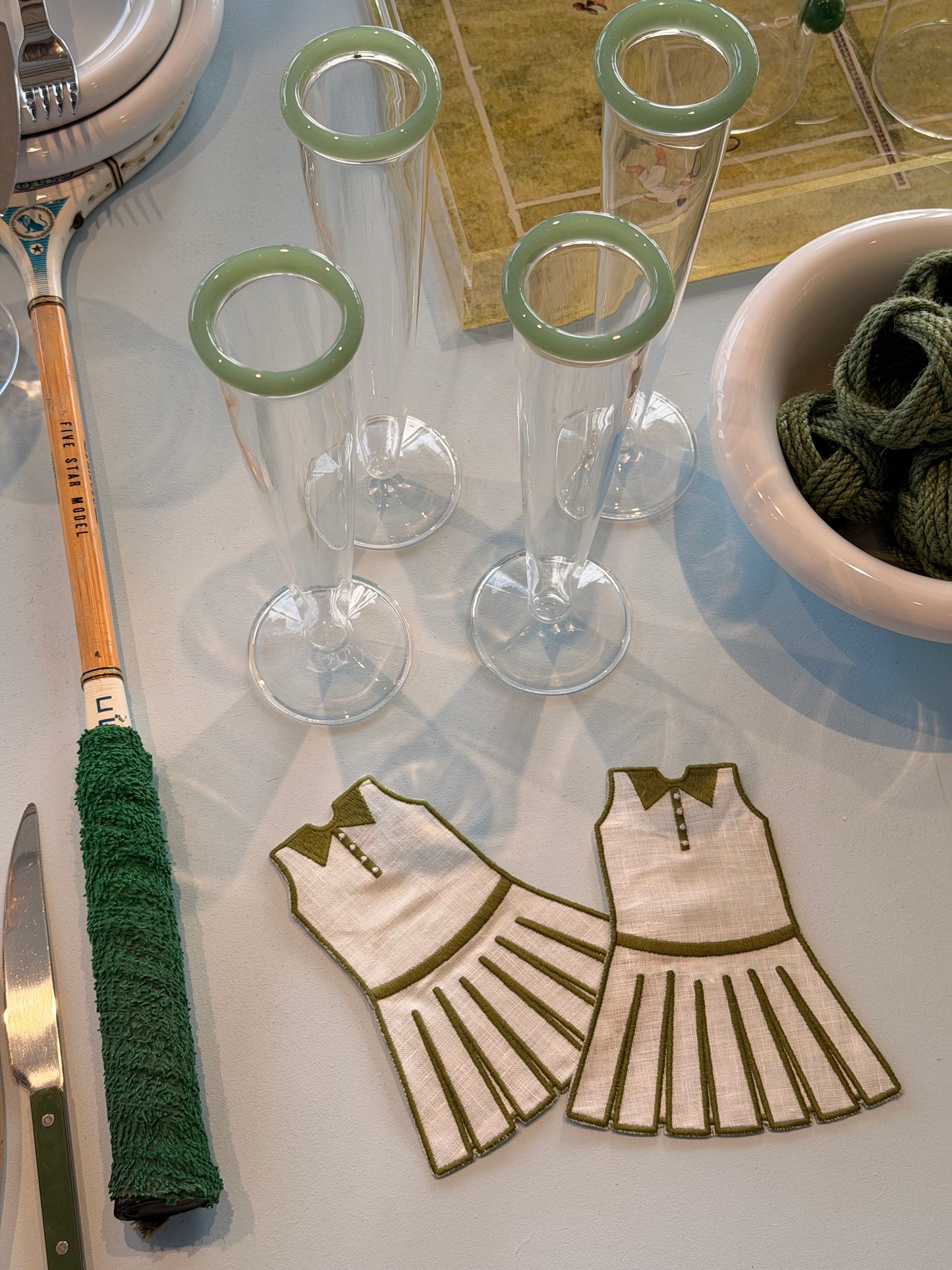 Tennis Dress Cocktail Napkins