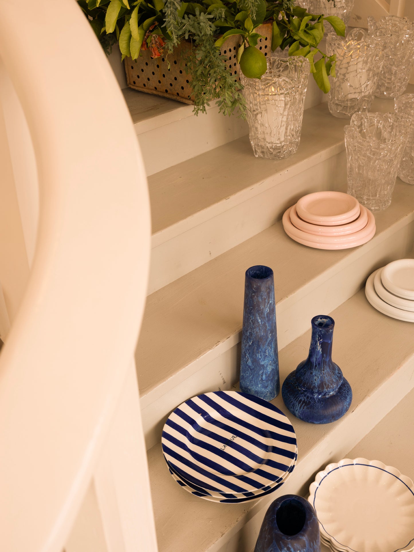 Striped Love Plate