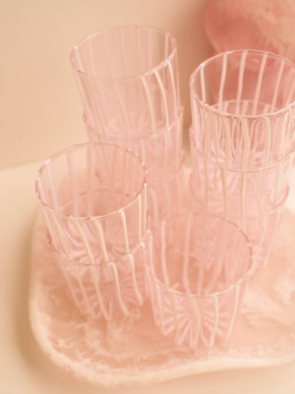 Tickled Pink Tumbler - set of 6