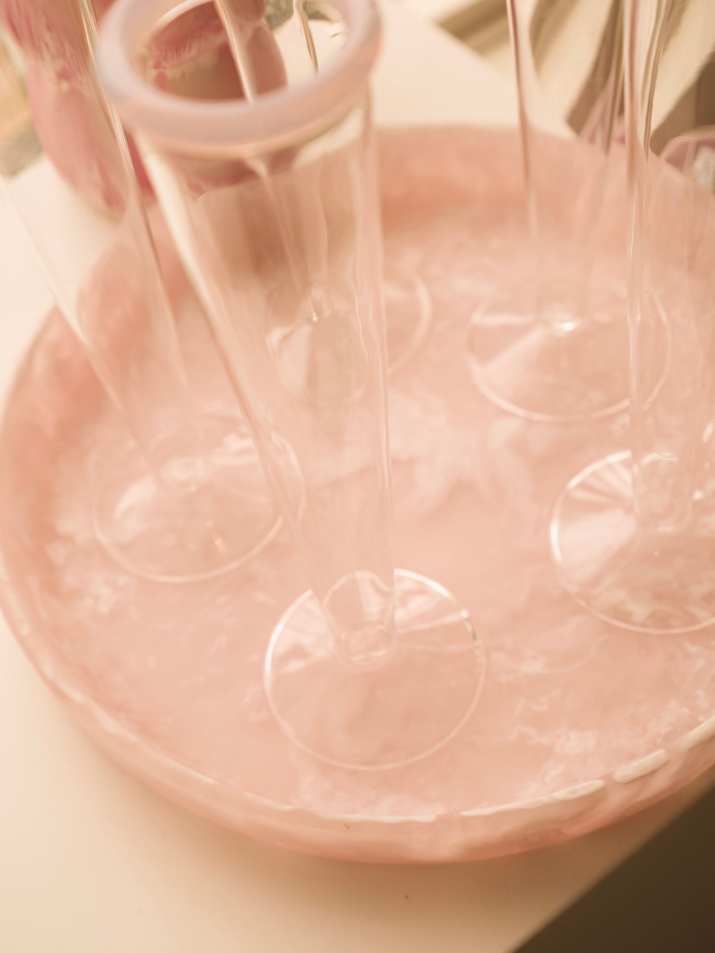 The Fancy Flutes in Pink - set of 6