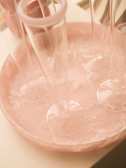 The Fancy Flutes in Pink - set of 6