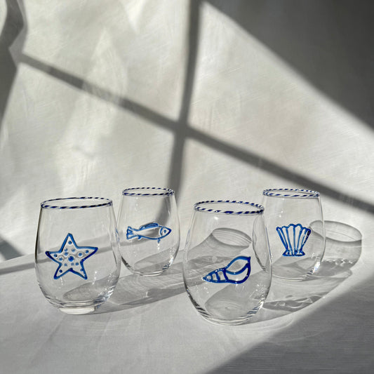 The Coastal Cups - set of 6