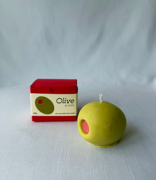 Big Olive Candle