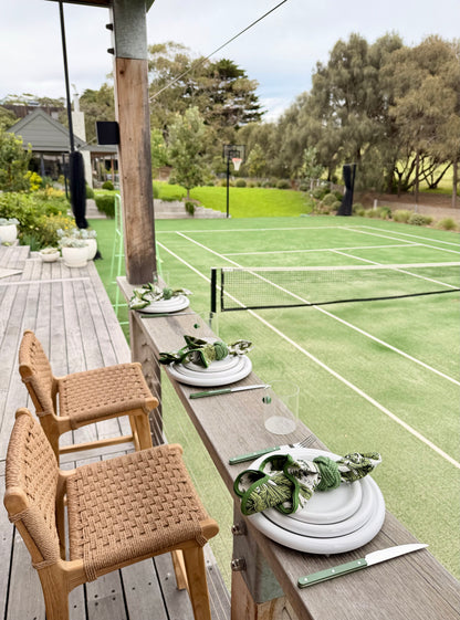 Bubble Plate in White - 3 pcs set