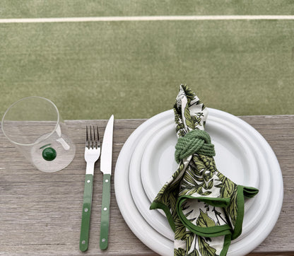 Bubble Plate in White - 3 pcs set