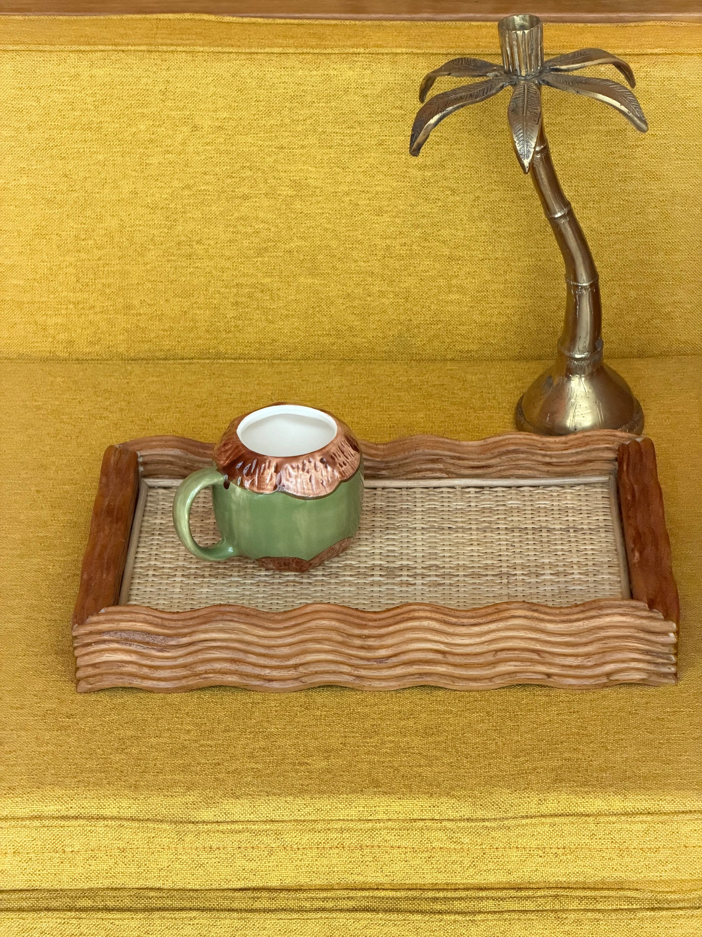 Palm Tree Candle Holders