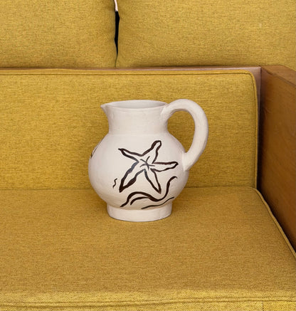 White Beach Jug