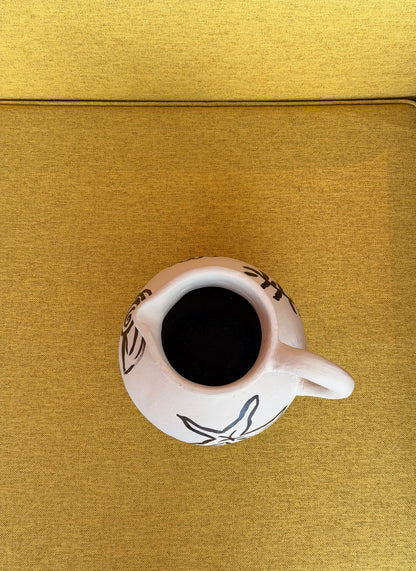 White Beach Jug