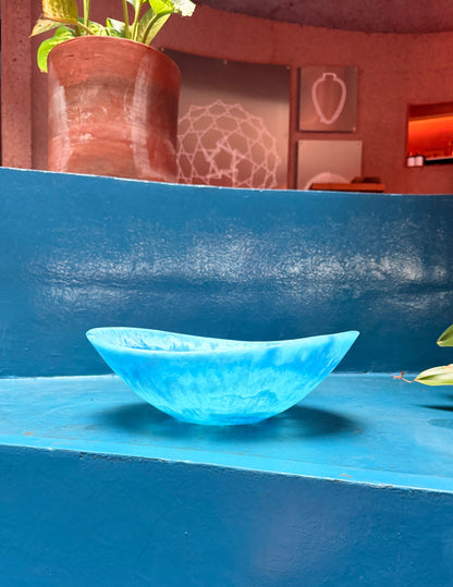 The Resin Salad Bowl - Blue