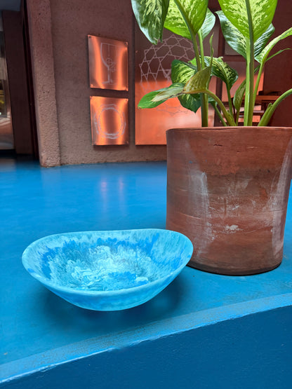 The Resin Salad Bowl - Blue