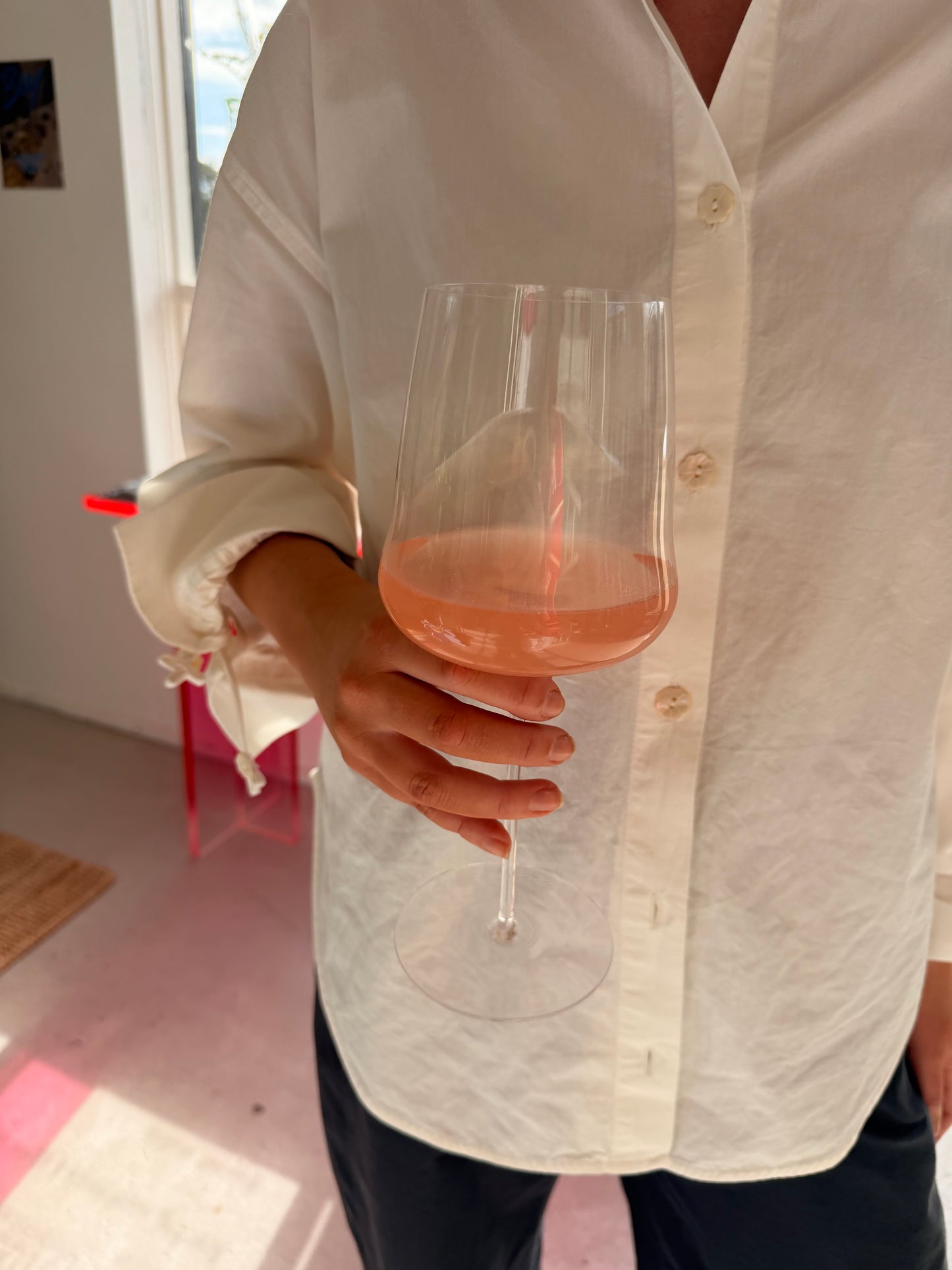 Tumbler Curved Wine Glass Set