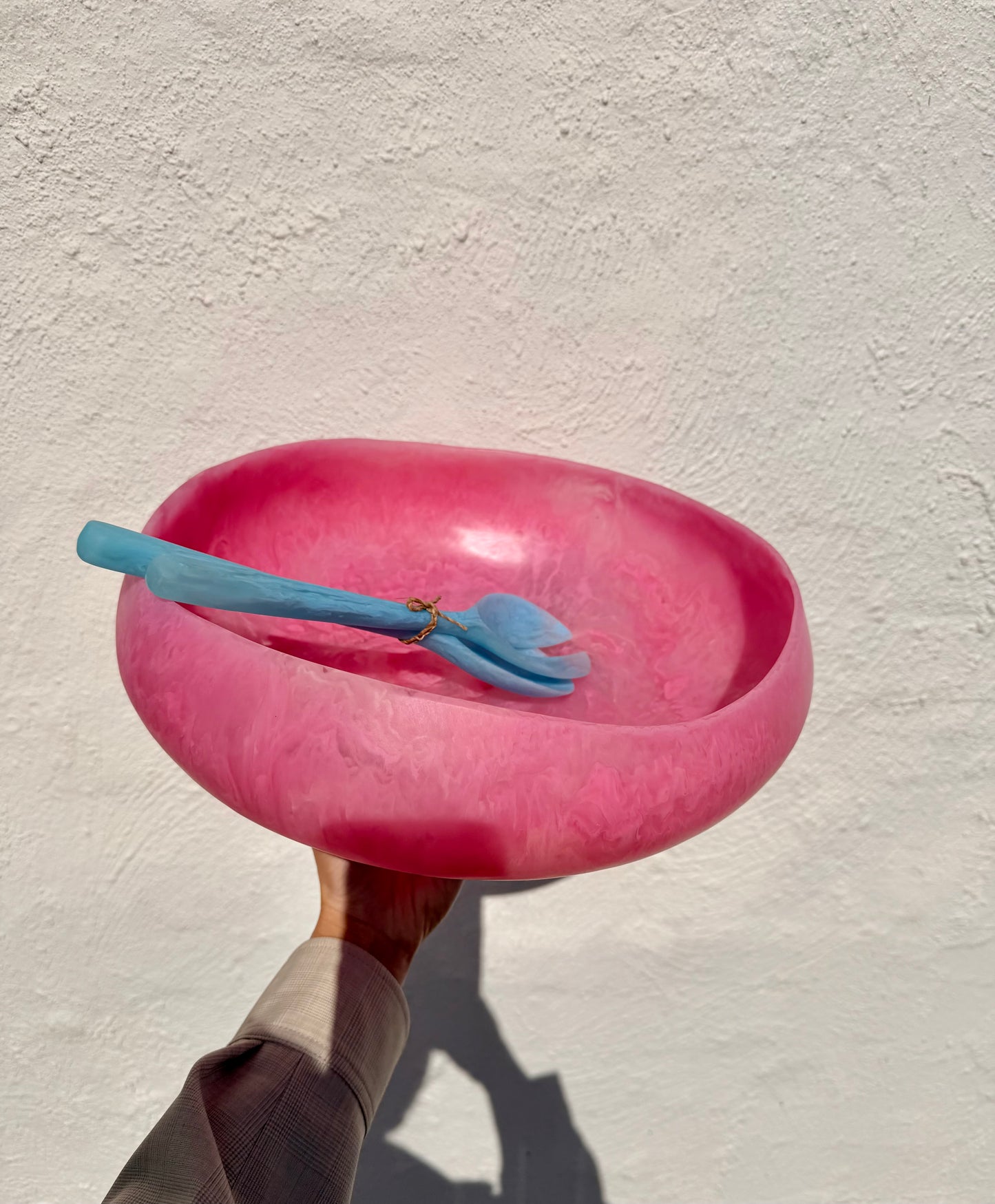 The Resin XL Bowl - Pink