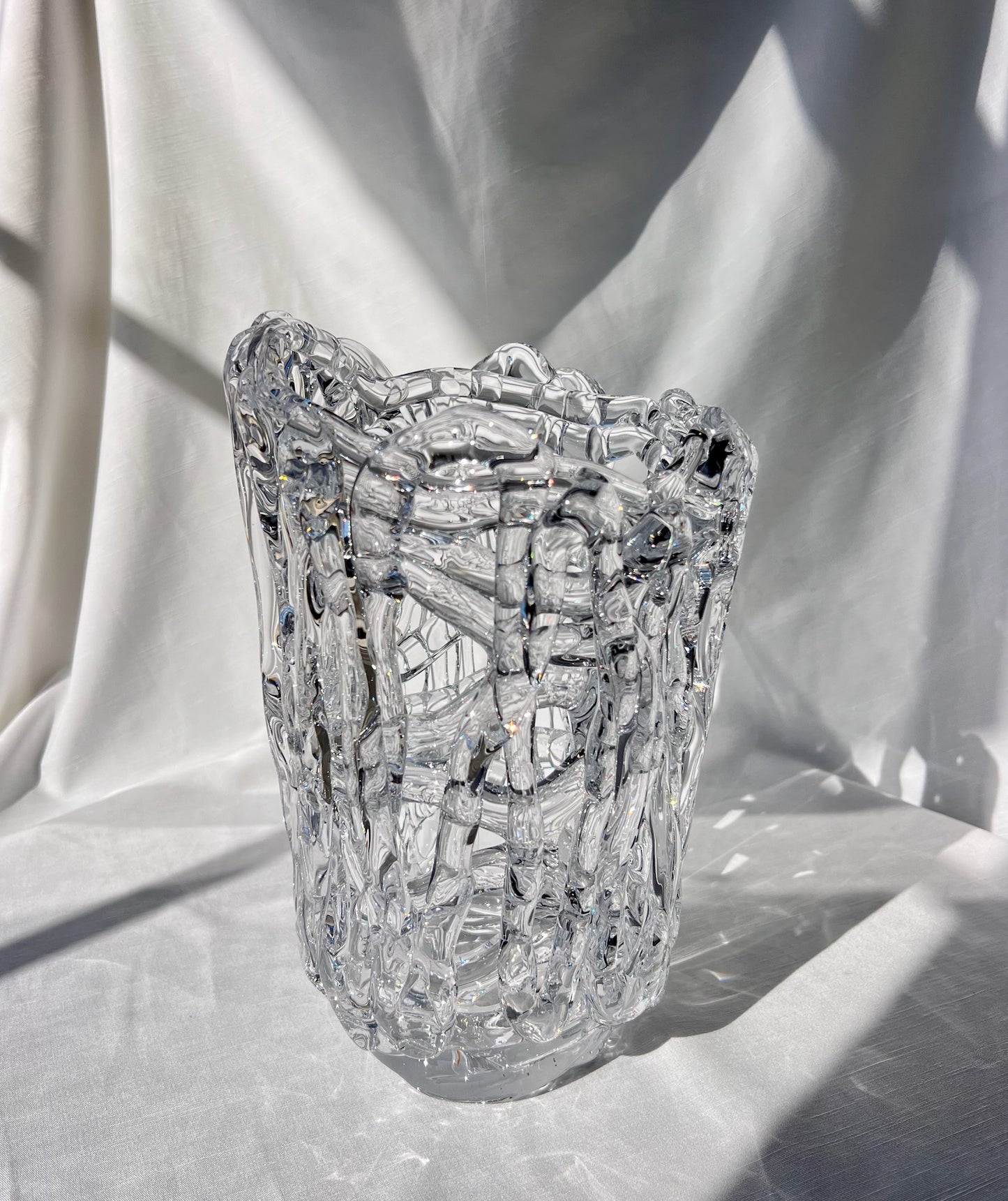 Woven Glass Vase