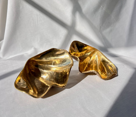 The Clam Shell in Brass