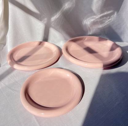 Bubble Plates - Individual Sizes - Pink, Blue & White